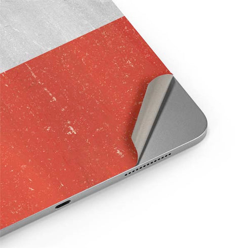 Distressed Austria Flag Apple iPad Air Skin